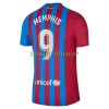 Original Fußballtrikot FC Barcelona Memphis Depay 9 Heimtrikot 2021-22 Für Herren